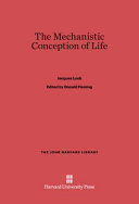 The mechanistic conception of life
