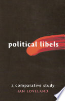 Political libels : a comparative study