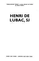 Henri de Lubac, S.J.