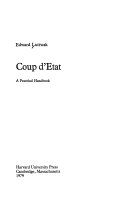Coup d'etat, a practical handbook