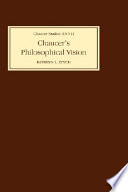 Chaucer's philosophical visions