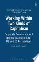 Working within two kinds of capitalism : corporate governance and employee stakeholding : US and EC perspectives