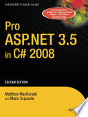 Pro ASP.NET 3.5 in C# 2008