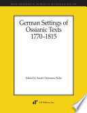 German settings of Ossianic texts, 1770-1815