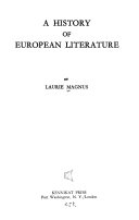 A history of European literature.