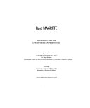 René Magritte : du 21 mai au 10 juillet 1988 : le Musée national d'art moderne, Tokyo