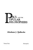 Paul and the popular philosophers