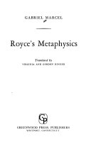 Royce's metaphysics