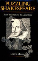 Puzzling Shakespeare : local reading and its discontents
