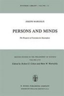 Persons and minds : the prospects of nonreductive materialism