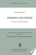 Persons and Minds The Prospects of Nonreductive Materialism