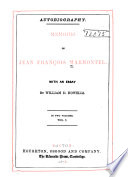 Memoirs of Jean François Marmontel.