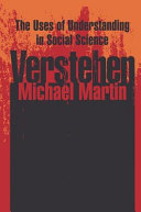 Verstehen : the uses of understanding in social science