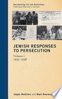 Jewish responses to persecution