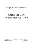 Varieties of interpretation