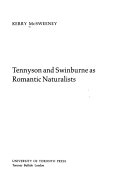 Tennyson and Swinburne as romantic naturalists