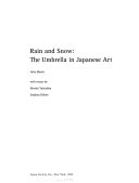 Rain and snow : the umbrella in Japanese art