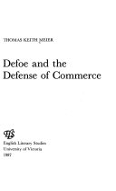 Defoe and the defense of commerce