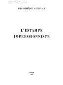 L'estampe impressionniste