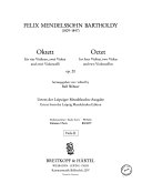 Oktett für vier Violinen, zwei Violen und zwei Violoncelli, op. 20 = Octet for four violins, two violas and two violoncellos, op. 20