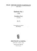 Sinfonie Nr. 1 c-Moll Op. 11 : Arrangements