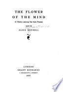 The flower of the mind; a choice among the best poems,