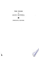 The poems of Alice Meynell.