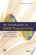An introduction to SAGE programming : with applications to SAGE interacts for mathematics