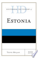 Historical dictionary of Estonia