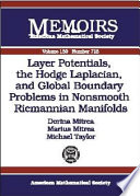 Layer potentials, the Hodge Laplacian, and global boundary problems in nonsmooth Reimannian manifolds