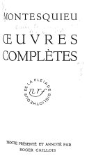 Oeuvres complètes. Textes présenté et annoté par Roger Caillois.