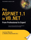 Pro ASP.NET 1.1 in VB .NET From Professional to Expert