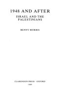 1948 and after : Israel and the Palestinians