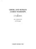 Greek and Roman oared warships