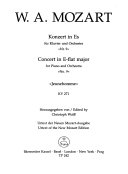 Konzert in Es für Klavier und Orchester (Jeunehomme-Konzert) = Concerto in E-flat major for pianoforte and orchestra (Jeunehomme concerto) : KV 271