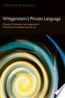 Wittgenstein's private language : grammar, nonsense, and imagination in Philosophical investigations, 243-315