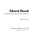 Edvard Munch; a selection of his prints from American collections