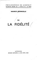 De la fidélité.