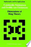 Dimensions of ring theory