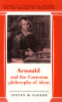 Arnauld and the Cartesian philosophy of ideas