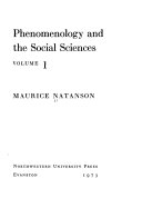 Phenomenology and the social sciences.