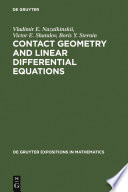 Contact Geometry and Linear Differential Equations.