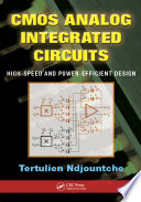 CMOS analog integrated circuits : high-speed and power-efficient design