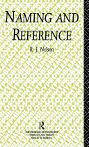 Naming and reference : the link of word to object
