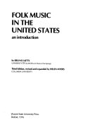 Folk music in the United States : an introduction