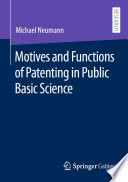 Motives and functions of patenting in public basic science