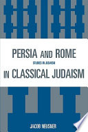 Persia and Rome in classical Judaism