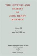 The letters and diaries of John Henry Newman