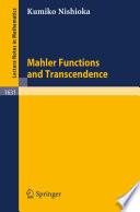 Mahler Functions and Transcendence