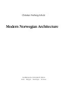 Modern Norwegian architecture